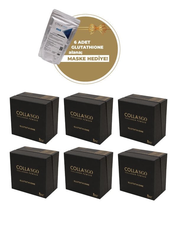Collango 6'lı Glutatyon & Hyaluronik Asit (Maske Hediyeli)